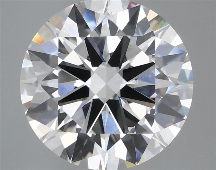 5.59 Carat Round Shaped, Ideal Cut, E Color, VVS2 Clarity, IGI Certified Lab Grown Diamond