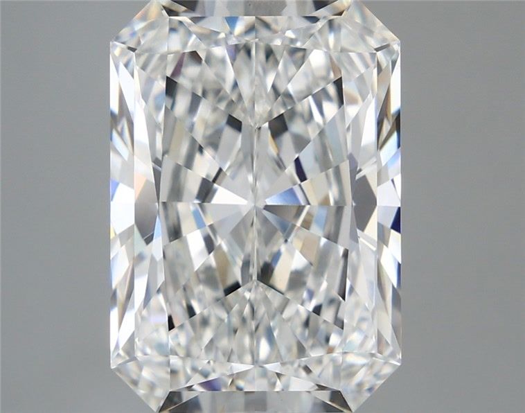 6.54 Carat Radiant Shaped, Ideal Cut, E Color, VS1 Clarity, IGI Certified Lab Grown Diamond