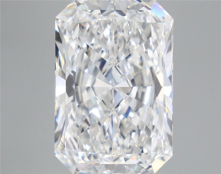 8.14 Carat Radiant Shaped, Ideal Cut, E Color, VS1 Clarity, IGI Certified Lab Grown Diamond