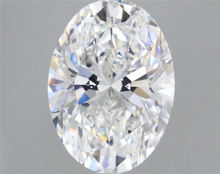 5.56 Carat Oval Shaped, Ideal Cut, E Color, VVS2 Clarity, IGI Certified Lab Grown Diamond