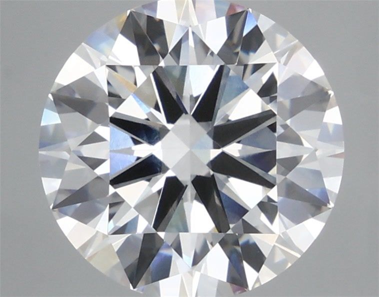 5.56 Carat Round Shaped, Ideal Cut, E Color, VVS2 Clarity, IGI Certified Lab Grown Diamond