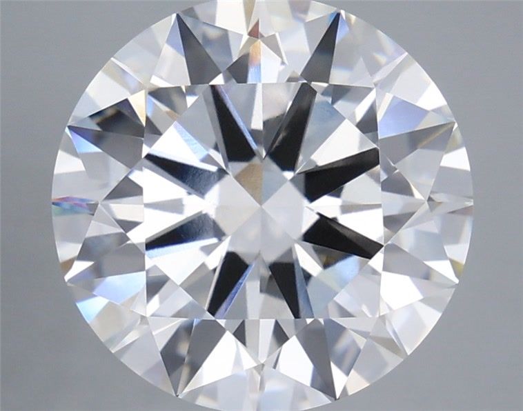 5.53 Carat Round Shaped, Excellent Cut, E Color, VS1 Clarity, IGI Certified Lab Grown Diamond