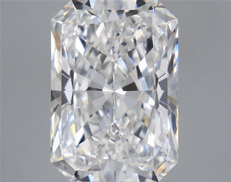 6.59 Carat Radiant Shaped, Ideal Cut, E Color, VS1 Clarity, IGI Certified Lab Grown Diamond