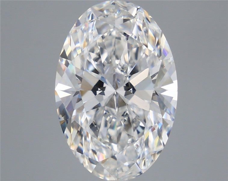 5.59 Carat Oval Shaped, Ideal Cut, D Color, VS1 Clarity, IGI Certified Lab Grown Diamond