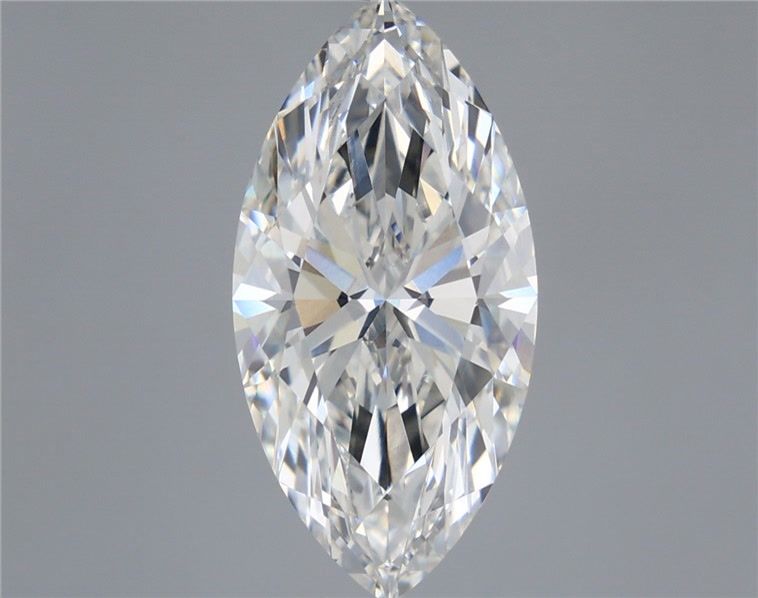 5.09 Carat Marquise Shaped, Ideal Cut, F Color, VS1 Clarity, IGI Certified Lab Grown Diamond