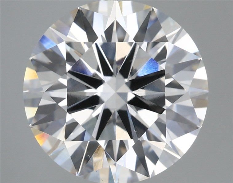 5.57 Carat Round Shaped, Ideal Cut, E Color, VS2 Clarity, IGI Certified Lab Grown Diamond