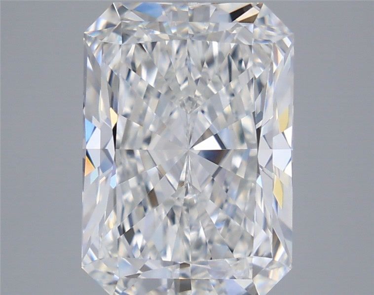 5.82 Carat Radiant Shaped, Ideal Cut, E Color, VVS2 Clarity, IGI Certified Lab Grown Diamond