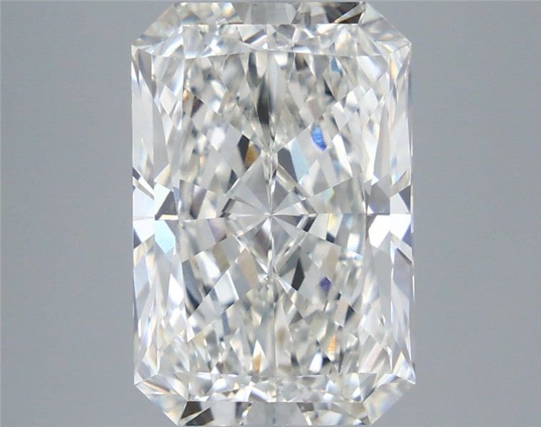 5.47 Carat Radiant Shaped, Ideal Cut, F Color, VVS2 Clarity, IGI Certified Lab Grown Diamond