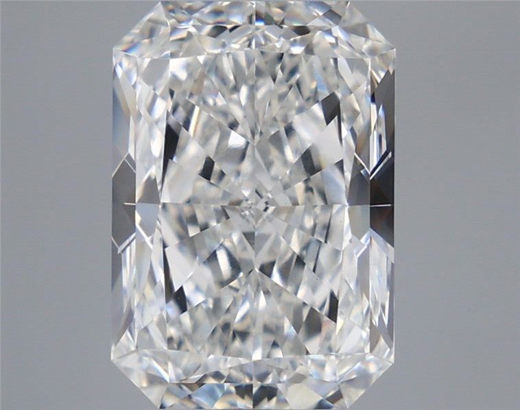 5.41 Carat Radiant Shaped, Excellent Cut, E Color, VS1 Clarity, IGI Certified Lab Grown Diamond