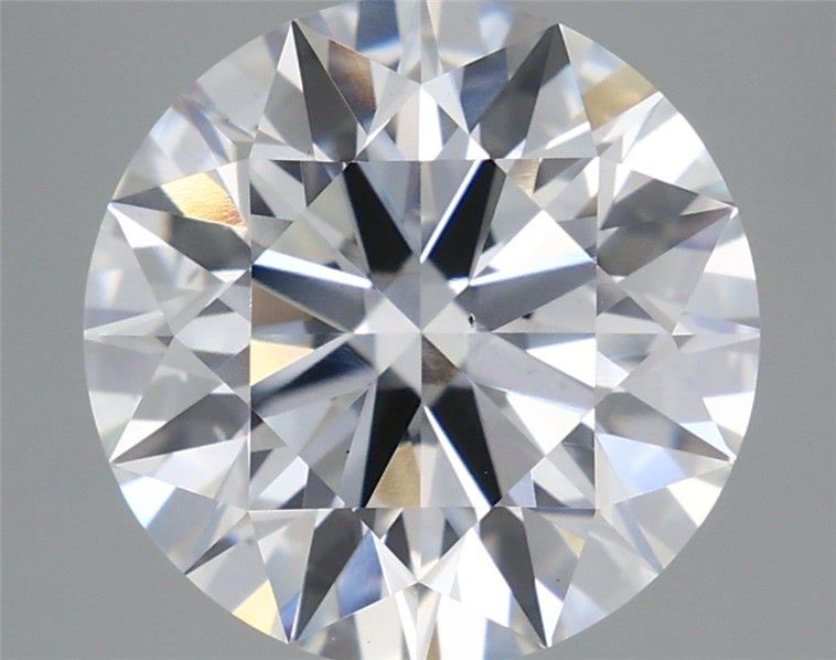 5.56 Carat Round Shaped, Ideal Cut, E Color, VS2 Clarity, IGI Certified Lab Grown Diamond