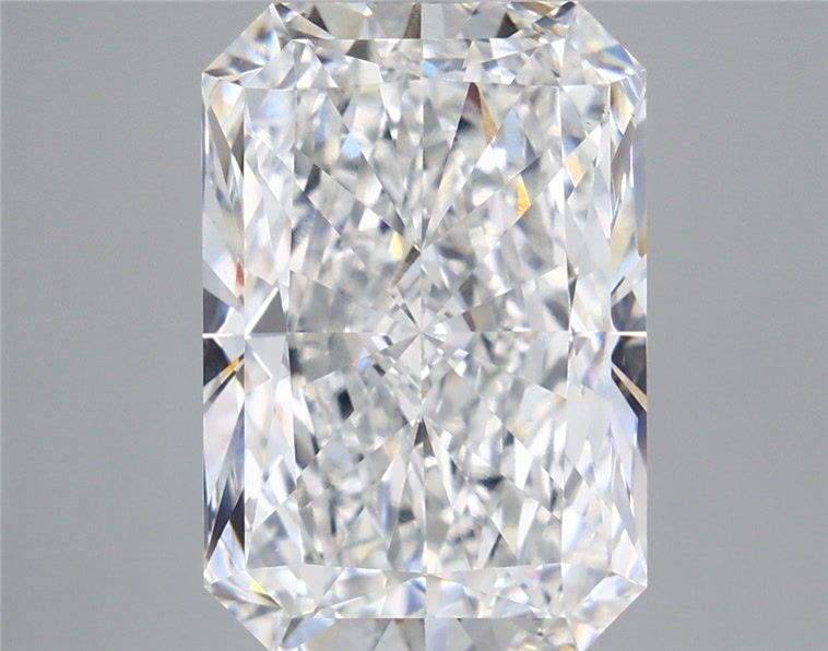 7.55 Carat Radiant Shaped, Ideal Cut, E Color, VS1 Clarity, IGI Certified Lab Grown Diamond