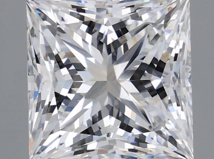 4.87 Carat Princess Shaped, Ideal Cut, E Color, VS1 Clarity, IGI Certified Lab Grown Diamond
