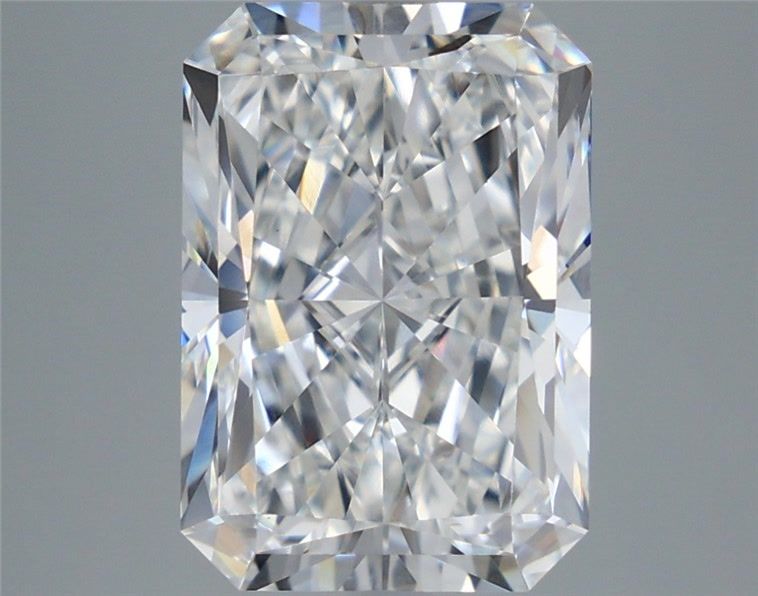 5.80 Carat Radiant Shaped, Ideal Cut, E Color, VVS2 Clarity, IGI Certified Lab Grown Diamond