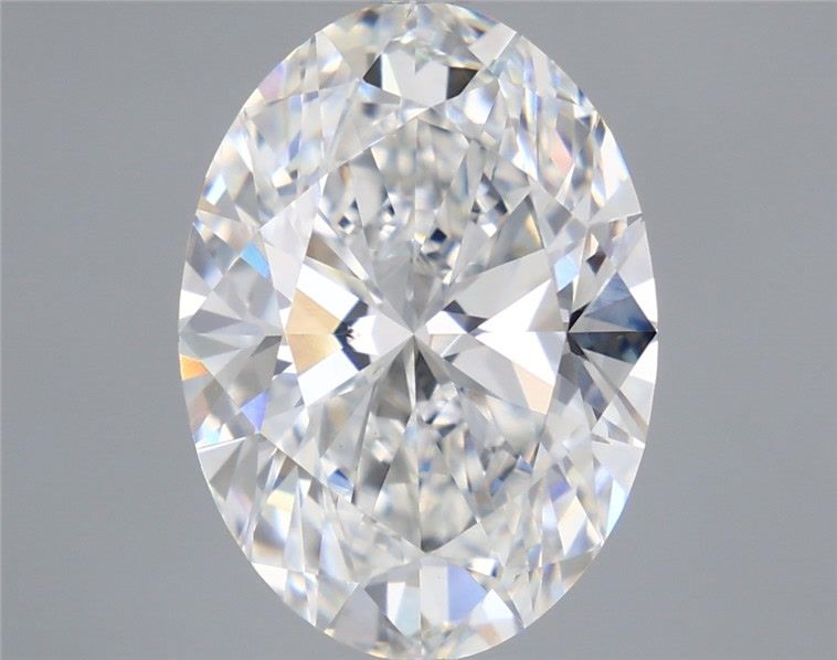 5.83 Carat Oval Shaped, Ideal Cut, E Color, VVS2 Clarity, IGI Certified Lab Grown Diamond