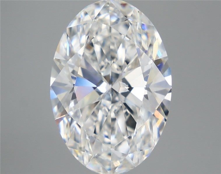 5.57 Carat Oval Shaped, Ideal Cut, E Color, VVS2 Clarity, IGI Certified Lab Grown Diamond