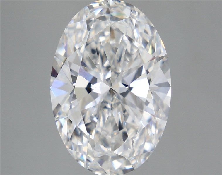 5.57 Carat Oval Shaped, Ideal Cut, E Color, VVS2 Clarity, IGI Certified Lab Grown Diamond