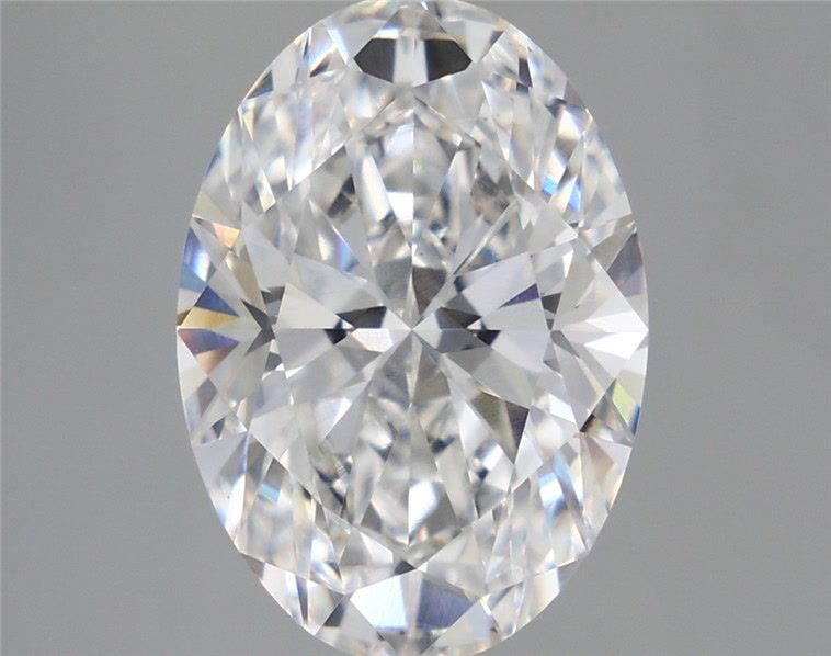 5.54 Carat Oval Shaped, Ideal Cut, F Color, VVS2 Clarity, IGI Certified Lab Grown Diamond