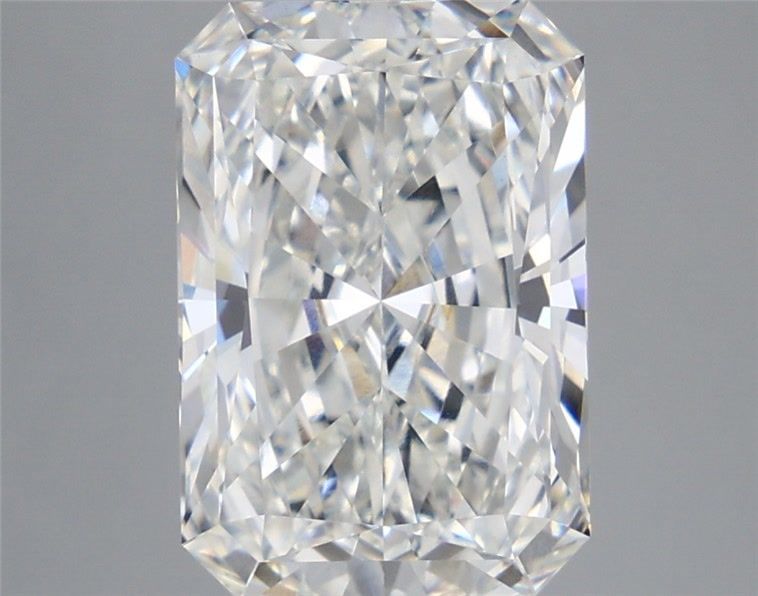 5.58 Carat Radiant Shaped, Ideal Cut, F Color, VVS2 Clarity, IGI Certified Lab Grown Diamond