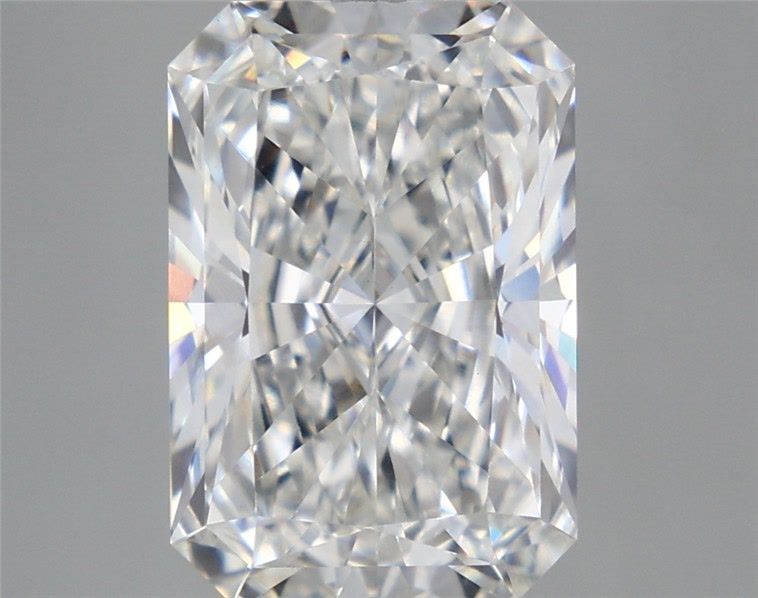 5.40 Carat Radiant Shaped, Ideal Cut, F Color, VS1 Clarity, IGI Certified Lab Grown Diamond