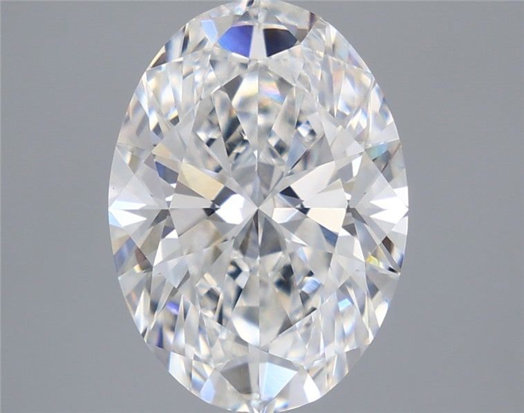 5.58 Carat Oval Shaped, Ideal Cut, E Color, VVS2 Clarity, IGI Certified Lab Grown Diamond