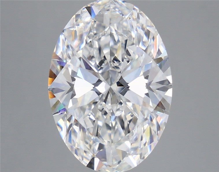 5.59 Carat Oval Shaped, Ideal Cut, D Color, VS1 Clarity, IGI Certified Lab Grown Diamond