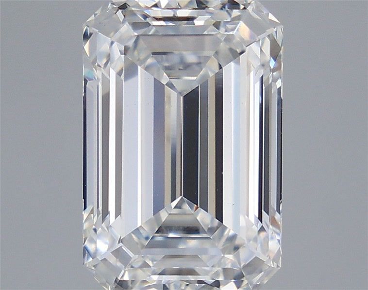 5.58 Carat Emerald Shaped, Ideal Cut, E Color, VS1 Clarity, IGI Certified Lab Grown Diamond