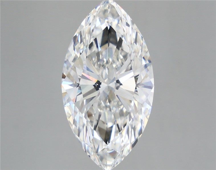 5.39 Carat Marquise Shaped, Ideal Cut, F Color, VVS2 Clarity, IGI Certified Lab Grown Diamond