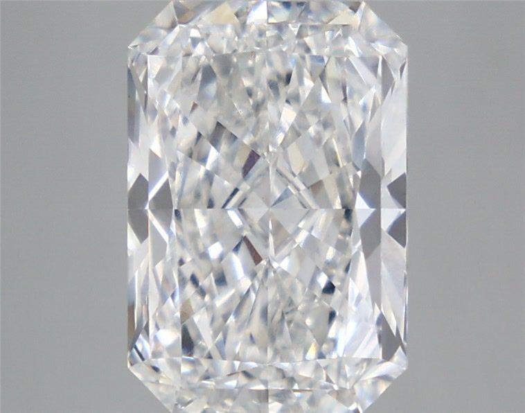 5.43 Carat Radiant Shaped, Ideal Cut, F Color, VS1 Clarity, IGI Certified Lab Grown Diamond