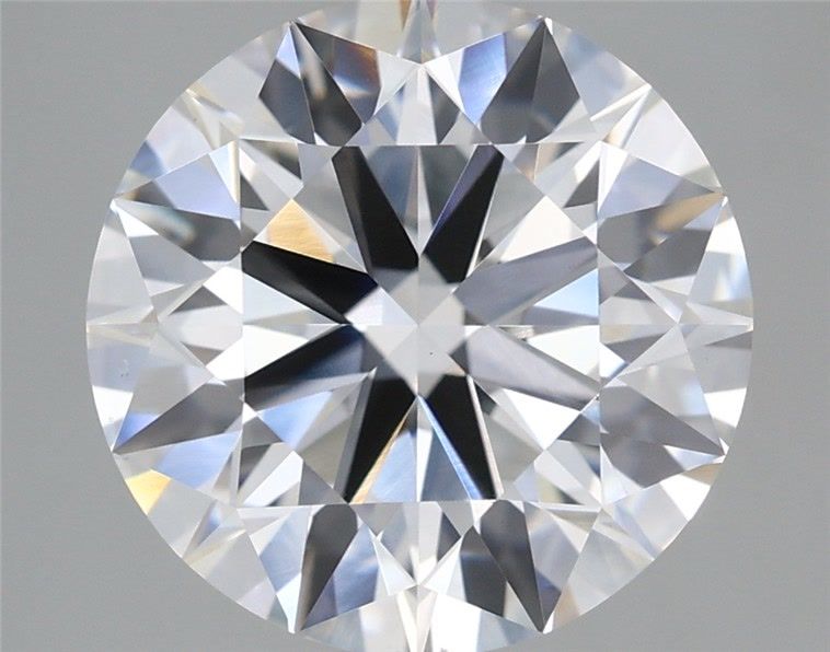 5.56 Carat Round Shaped, Excellent Cut, E Color, VS1 Clarity, IGI Certified Lab Grown Diamond