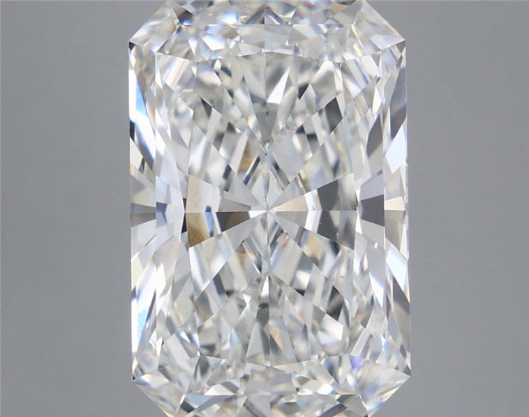6.56 Carat Radiant Shaped, Ideal Cut, F Color, VS1 Clarity, IGI Certified Lab Grown Diamond