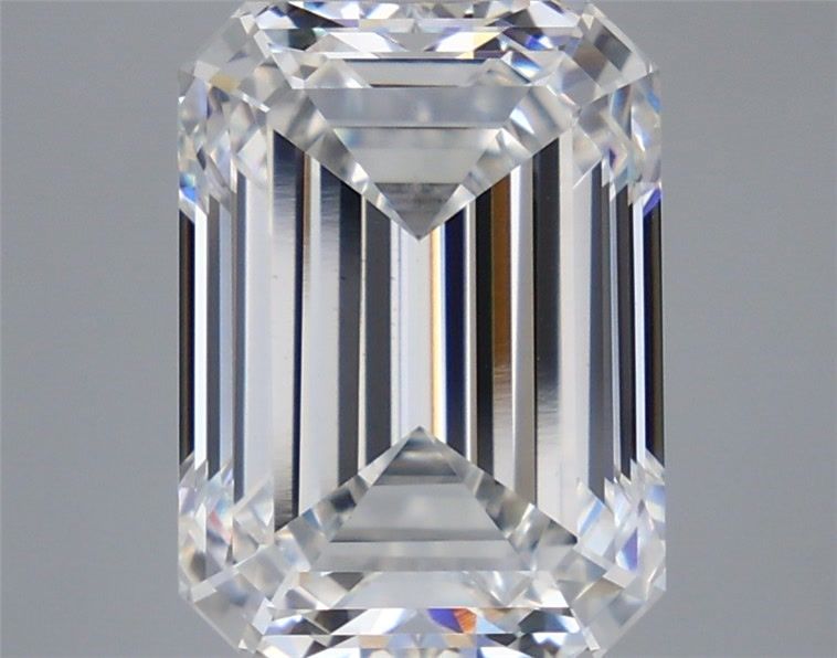 5.82 Carat Emerald Shaped, Ideal Cut, E Color, VS1 Clarity, IGI Certified Lab Grown Diamond