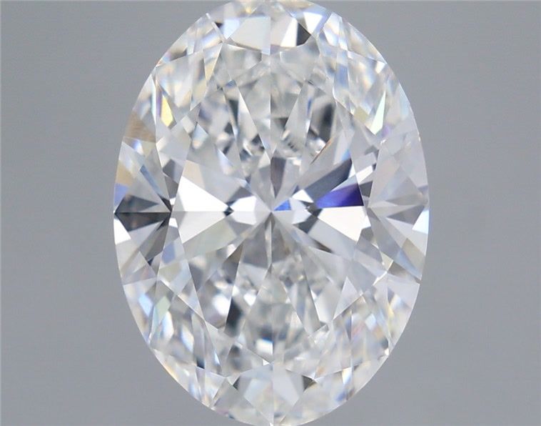 5.83 Carat Oval Shaped, Ideal Cut, E Color, VVS2 Clarity, IGI Certified Lab Grown Diamond