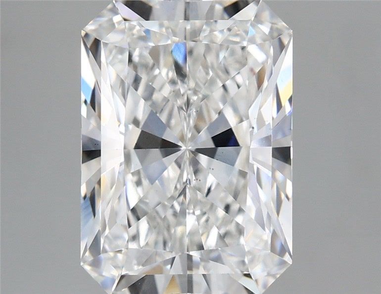 5.06 Carat Radiant Shaped, Ideal Cut, E Color, VS2 Clarity, IGI Certified Lab Grown Diamond