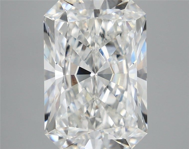 5.32 Carat Radiant Shaped, Excellent Cut, F Color, VVS2 Clarity, IGI Certified Lab Grown Diamond
