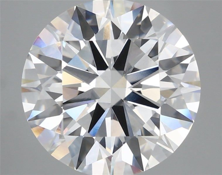 5.58 Carat Round Shaped, Ideal Cut, F Color, VVS2 Clarity, IGI Certified Lab Grown Diamond