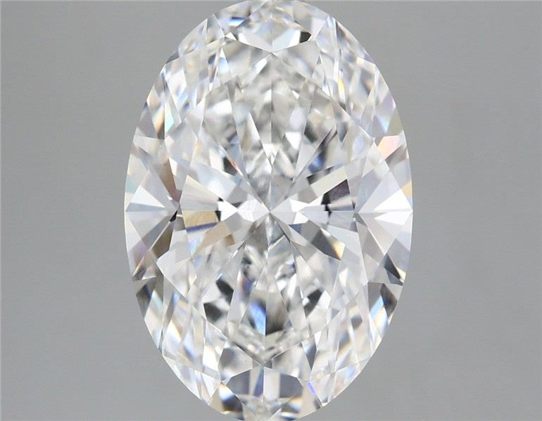5.57 Carat Oval Shaped, Ideal Cut, F Color, VVS2 Clarity, IGI Certified Lab Grown Diamond