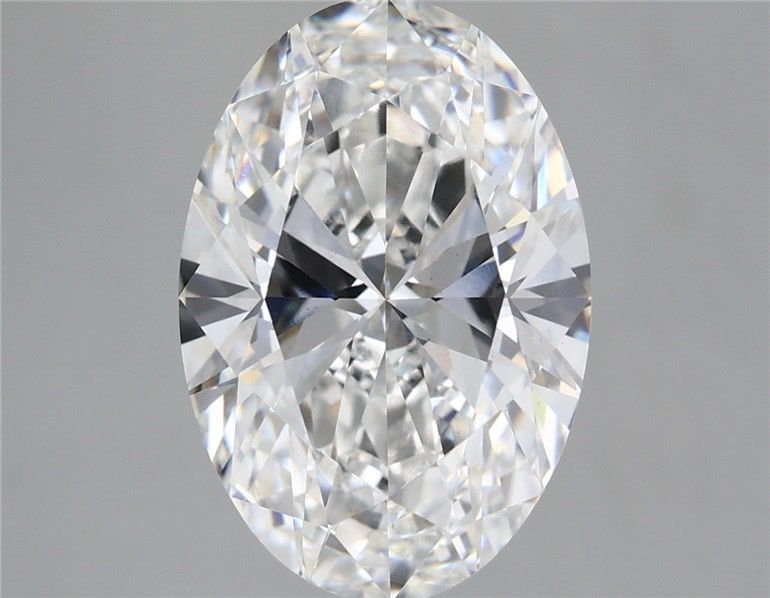 5.56 Carat Oval Shaped, Ideal Cut, E Color, VS1 Clarity, IGI Certified Lab Grown Diamond