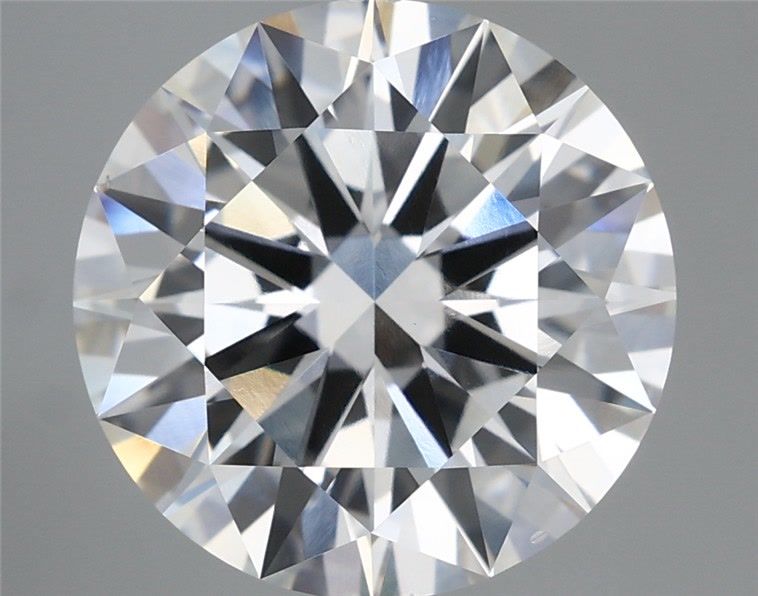 6.07 Carat Round Shaped, Excellent Cut, E Color, VS1 Clarity, IGI Certified Lab Grown Diamond