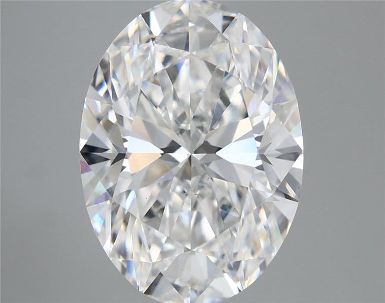 5.85 Carat Oval Shaped, Ideal Cut, E Color, VS2 Clarity, IGI Certified Lab Grown Diamond