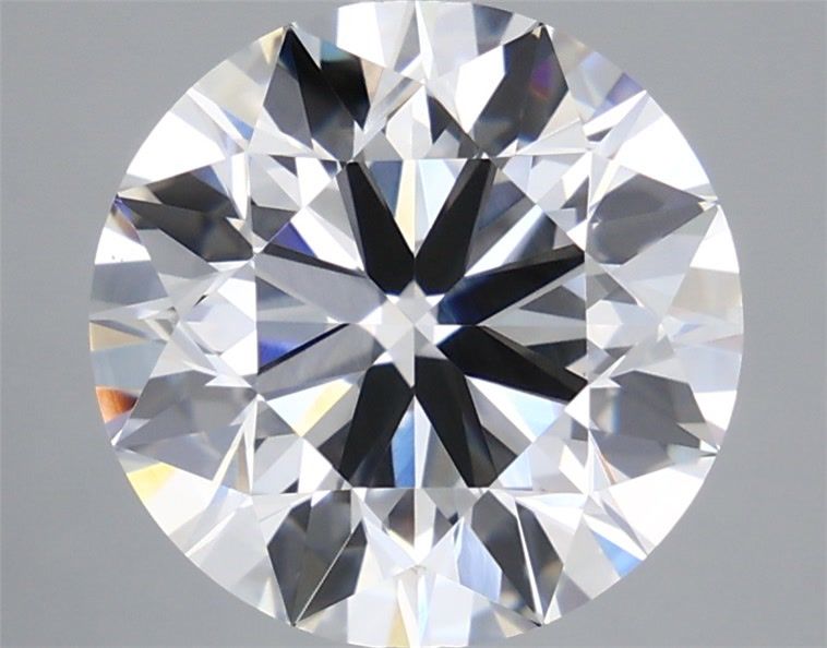 4.89 Carat Round Shaped, Ideal Cut, F Color, VS1 Clarity, IGI Certified Lab Grown Diamond