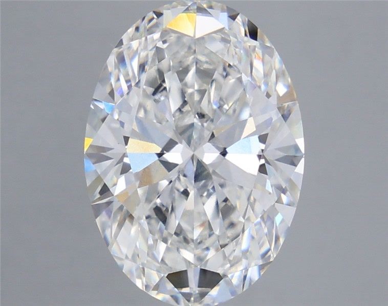 5.55 Carat Oval Shaped, Ideal Cut, E Color, VVS2 Clarity, IGI Certified Lab Grown Diamond