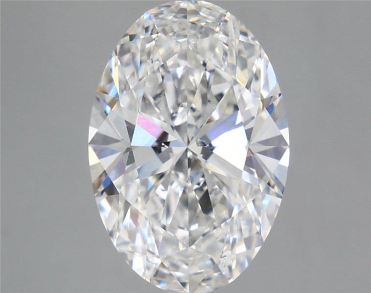 5.57 Carat Oval Shaped, Ideal Cut, E Color, VVS2 Clarity, IGI Certified Lab Grown Diamond