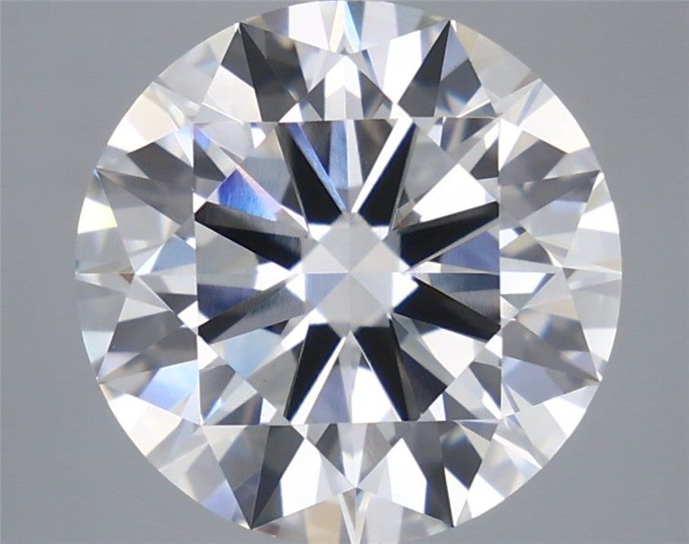 5.34 Carat Round Shaped, Ideal Cut, F Color, VVS2 Clarity, IGI Certified Lab Grown Diamond