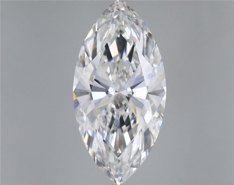 5.09 Carat Marquise Shaped, Ideal Cut, F Color, VVS2 Clarity, IGI Certified Lab Grown Diamond