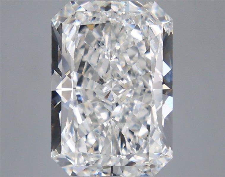 5.42 Carat Radiant Shaped, Ideal Cut, E Color, VS1 Clarity, IGI Certified Lab Grown Diamond