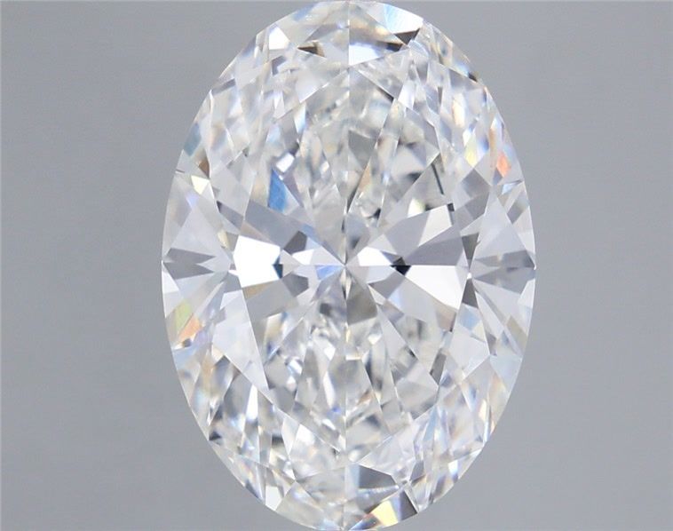 5.58 Carat Oval Shaped, Ideal Cut, E Color, VVS2 Clarity, IGI Certified Lab Grown Diamond