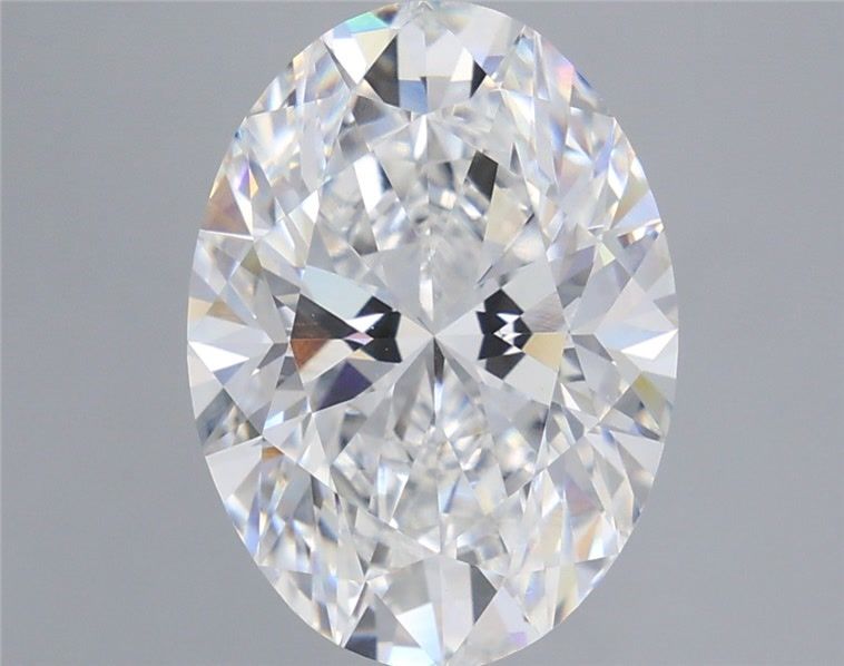 5.57 Carat Oval Shaped, Ideal Cut, E Color, VS1 Clarity, IGI Certified Lab Grown Diamond