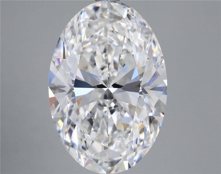 5.57 Carat Oval Shaped, Ideal Cut, E Color, VS1 Clarity, IGI Certified Lab Grown Diamond