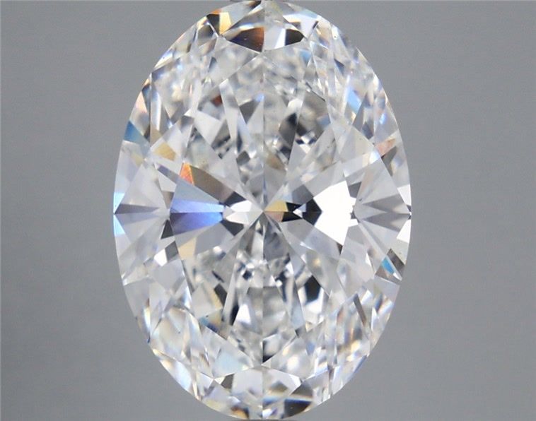 5.59 Carat Oval Shaped, Ideal Cut, E Color, VS1 Clarity, IGI Certified Lab Grown Diamond