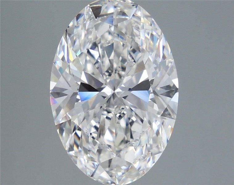 5.54 Carat Oval Shaped, Ideal Cut, E Color, VVS2 Clarity, IGI Certified Lab Grown Diamond